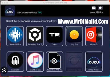 DJCU2 نرم افزار انتقال Beatgrid به هر نرم‌افزار دی جی